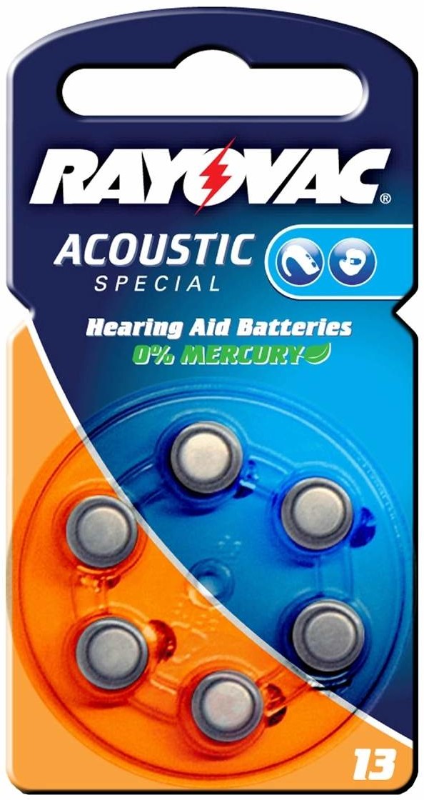 Rayovac VARTA Mała bateria Acoustic 1,4V, 310m Ah 13