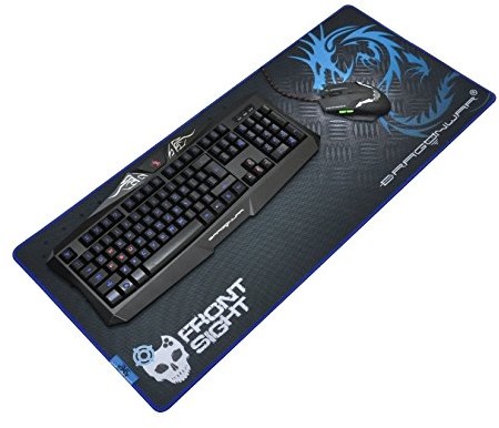 Dragon War Strona przednia wykonana schować GP-004 Gaming podkładka pod mysz z /4 MM grubość/tkanego materiału/wyprodukowana na grach FPS i toczonych Abenteuer do gry/maksimum kontroli/Anti-Wrap/gumowe 44448