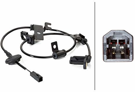 HELLA 6PT 010 376-221 czujnik, temperatura spalin - 2- biegunowy - przykręcany - Przewodu: 355[mm] 6PT 010 376-221