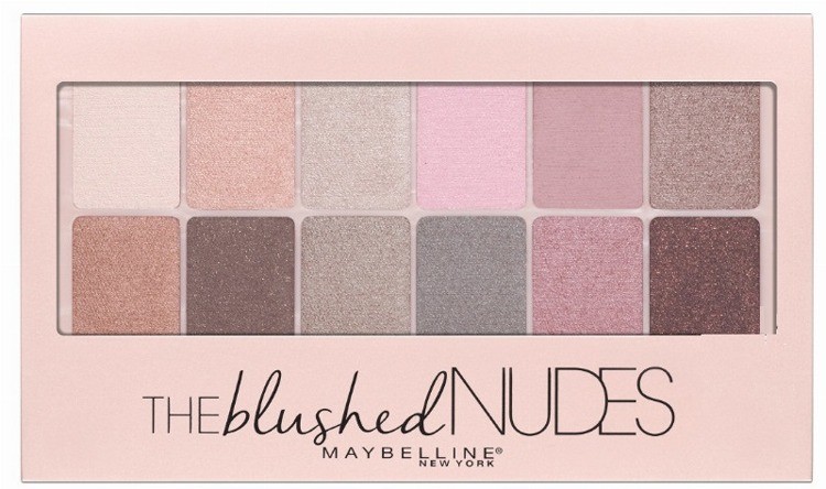 Maybelline The Blushed Nudes Shadow Palette Paleta 12 cieni do powiek 3600531293178