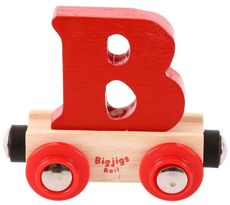 Bigjigs Toys Wagonik literka B