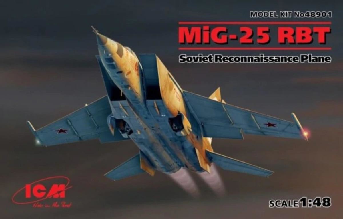 Zdjęcia - Model do sklejania (modelarstwo) Sowiecki samolot rozpoznawczy MiG-25 RBT Foxbat 48901