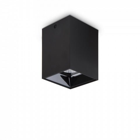 Ideal Lux Plafon Nitro 15W Square 206011 nowoczesna oprawa sufitowa w kolorze czarnym 206011