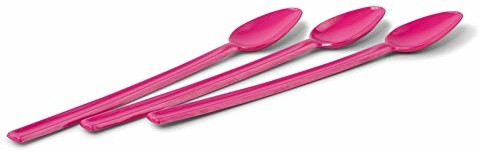 Kimmel 21-000-3010-1 łyżka do limuzyny (6 sztuk), tworzywo sztuczne, fuksja