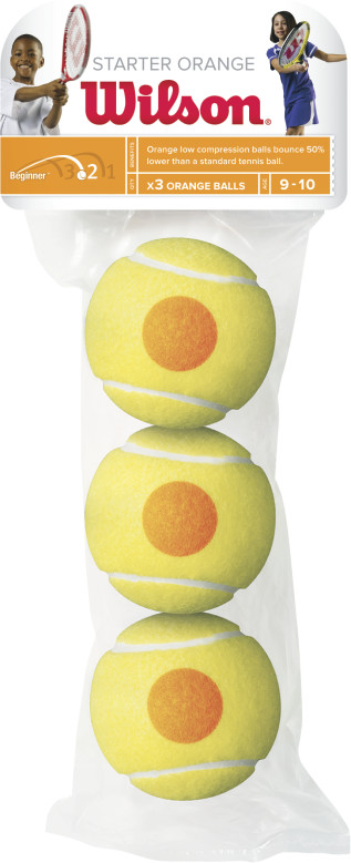 Wilson Piłki tenisowe Starter Orange (3 sztuki) WRT137300