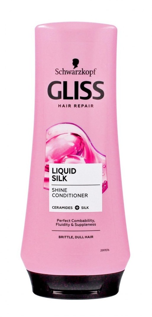 Schwarzkopf Gliss Kur Liquid Silk Odżywka do włosów matowych.łamliwych 200ml 20738