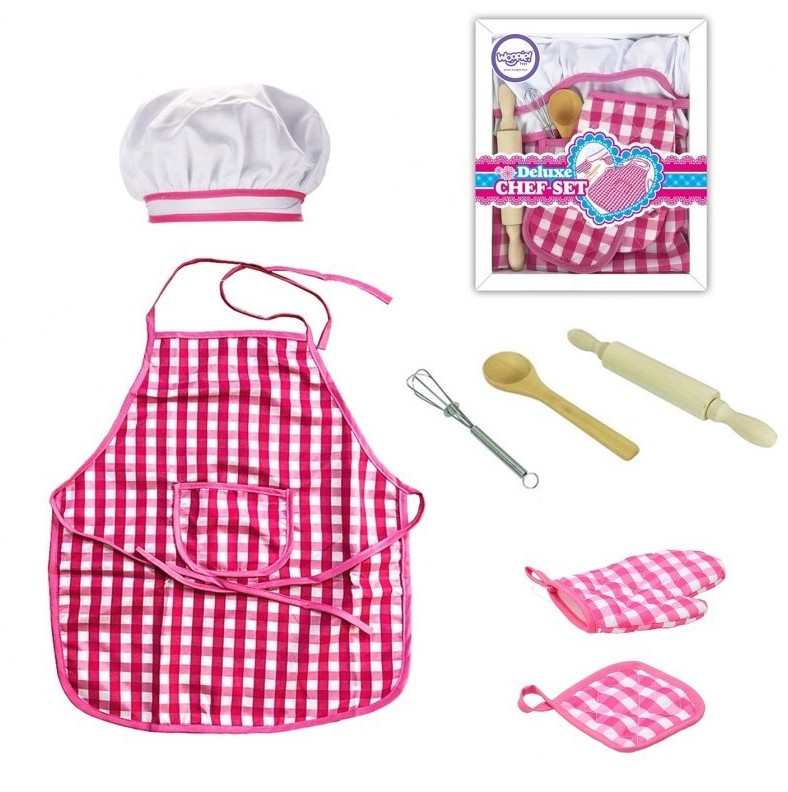 WOOPIE Zestaw Małego Kucharza Strój Kucharski Akcesoria Kuchenne 7 el. 30470