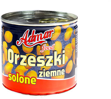 BadaPak Orzechy ziemne solone w puszce 150g 1 szt.