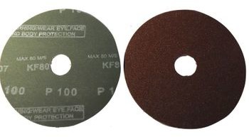 Magma Krążek fibrowy tarcza fibrowa do szlifowania metalu drewna pcv pakiet 50 szt fibra granulacja 100 MAG-krazek f.125/100