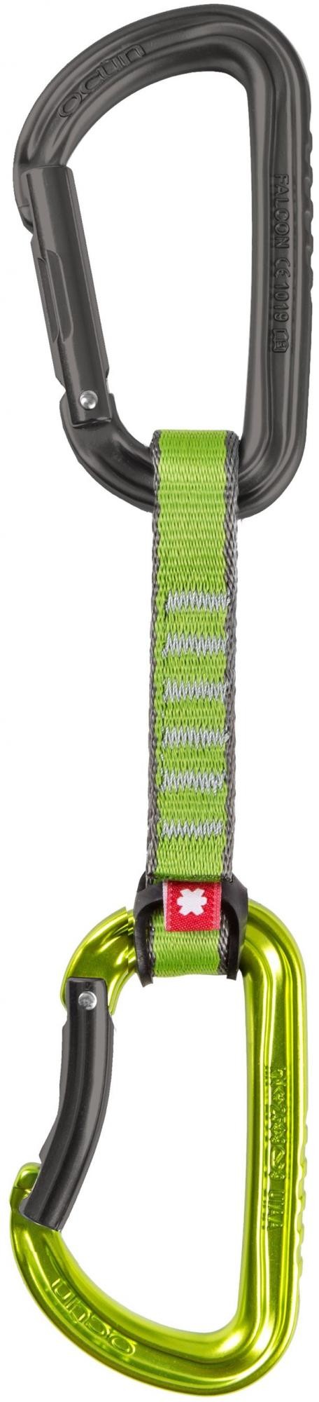 Ocun zestaw ekspresów wspinaczkowych Falcon QD PA 16 mm/10 cm 5 pak Green