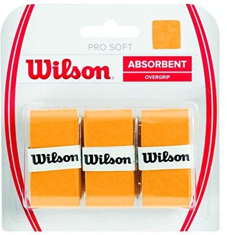 Wilson Pro Soft, owijki do rakiety tenisowej, uniseks, 3 szt. w opakowaniu, złoto, jeden rozmiar 0887768146931