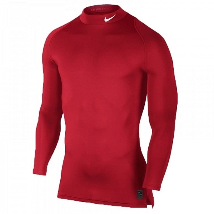 Nike Koszulka M NP TOP LS Comp MOCK 838079 657 czerwony