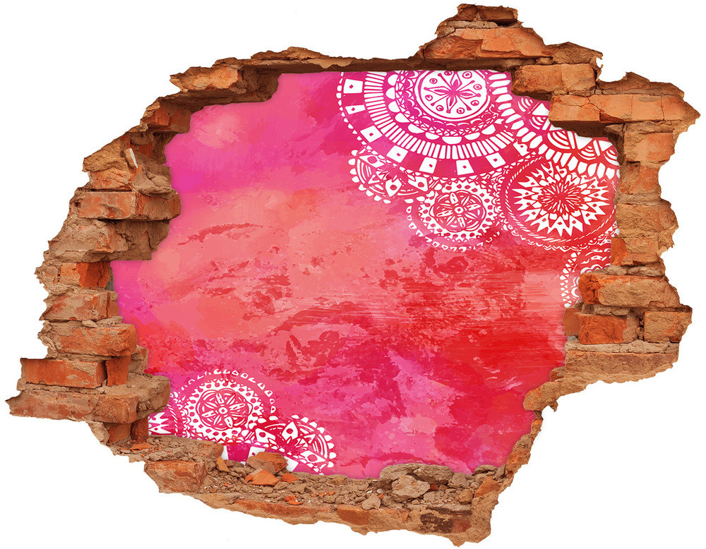 Wallmuralia.pl Samoprzylepna dziura ścienna 3D Ornamenty