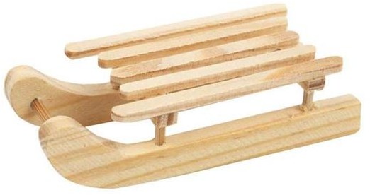 Creativ Drewniane sanki 6,5x1,5 cm 564750