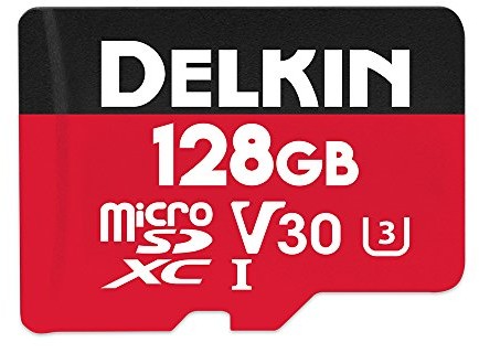 DELKIN Delkin Devices Select microSDHC UHS Memory Card 128gb