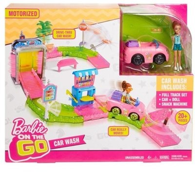 Mattel Barbie On The Go Myjnia samochodowa FHV91