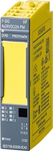 Siemens Indus.Sector moduł elektroniczny 6es7136  6db00  0 ca0 4 X 24VDC pole 2 A SIMATIC magistrali, grudzień Peryferia  moduł cyfrowe wejście/wyjście 4025515082750 6ES7136-6DB00-0CA0