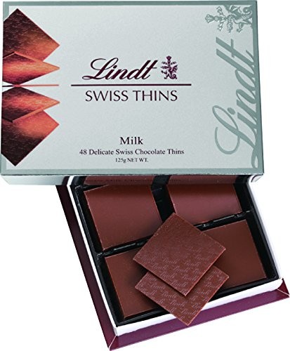 Lindt lindt Swiss Thins Milk Chocolate 125 G 7610400029810