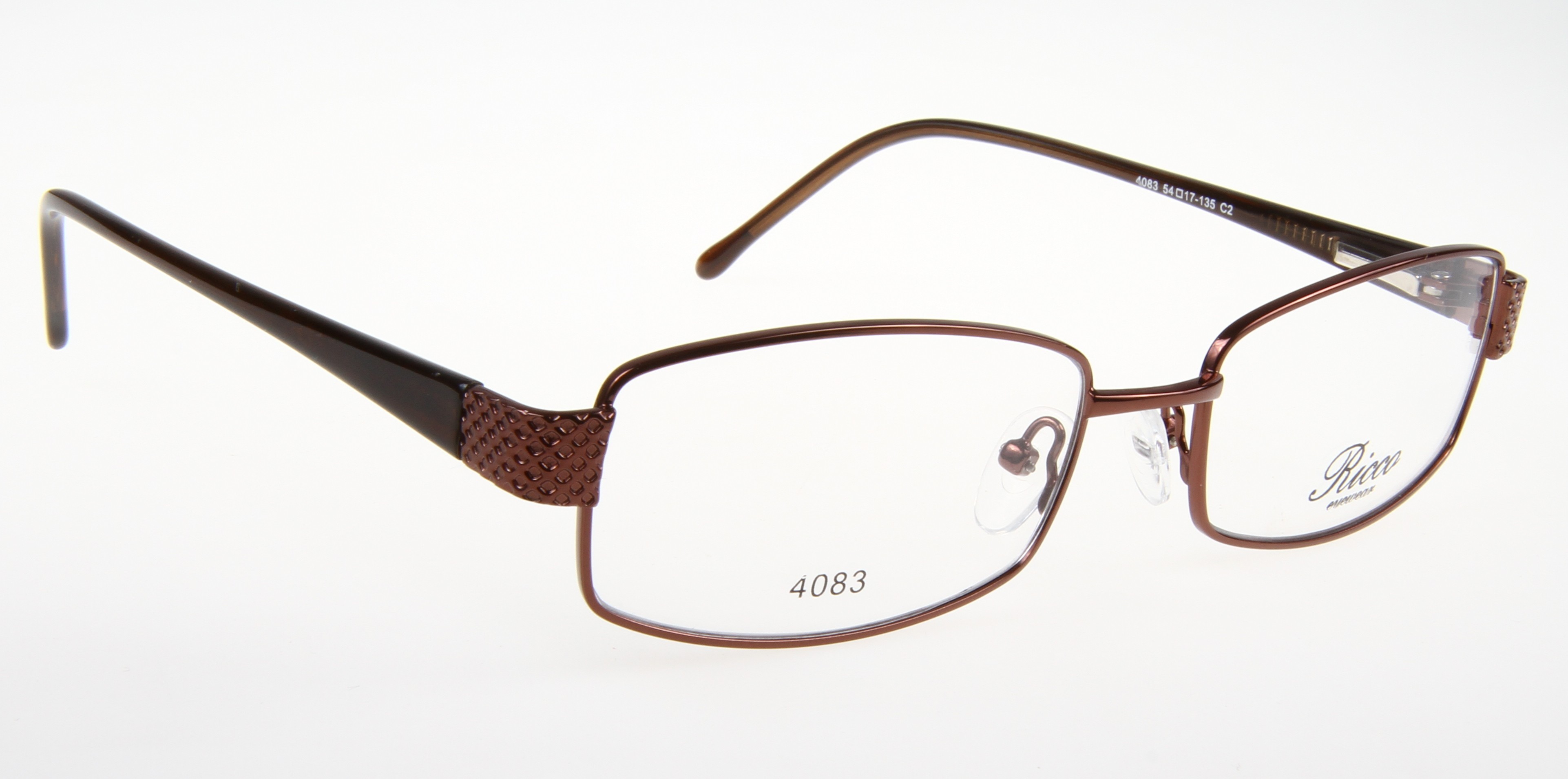 Oprawki okularowe Ricco 4083  C2 - brązowe