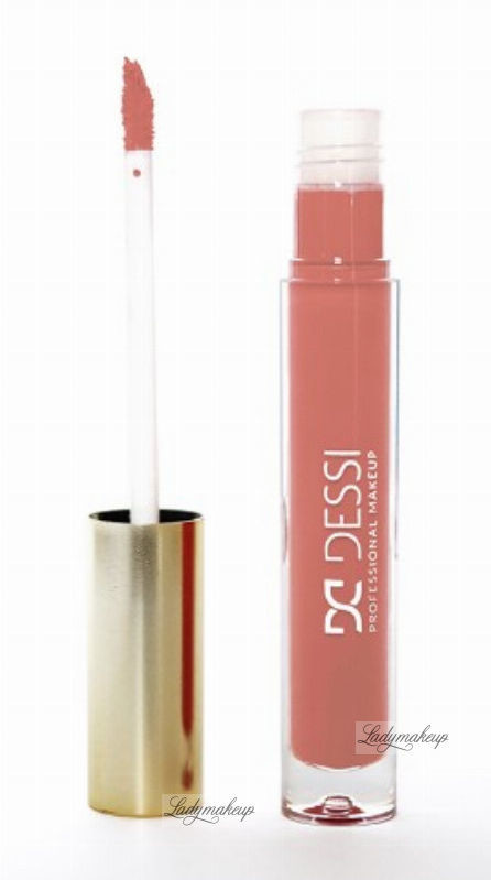 Dessi DESSI - Creamy Cover Lip Gloss - Kremowy błyszczyk do ust o mocnym kryciu - 5,5 ml - ALMOND 103