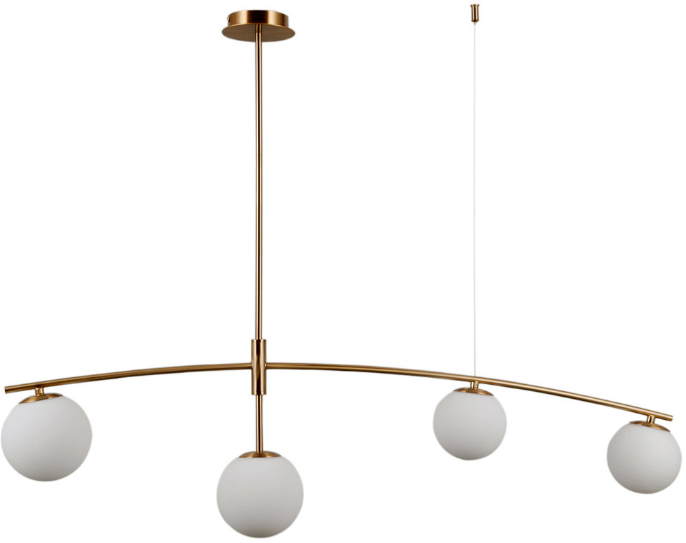 Italux Miodowa Lampa Wisząca Senai G9 4-punktowa PND-31322-4-HB