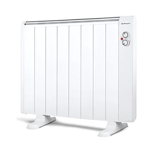 Orbegozo RRM 1510  nadajnikiem Thermo lamp oszczędzania energii bez zawartości oleju (moc 1500 W, 2 stopnie, 7 elementów), biały RRM 1510