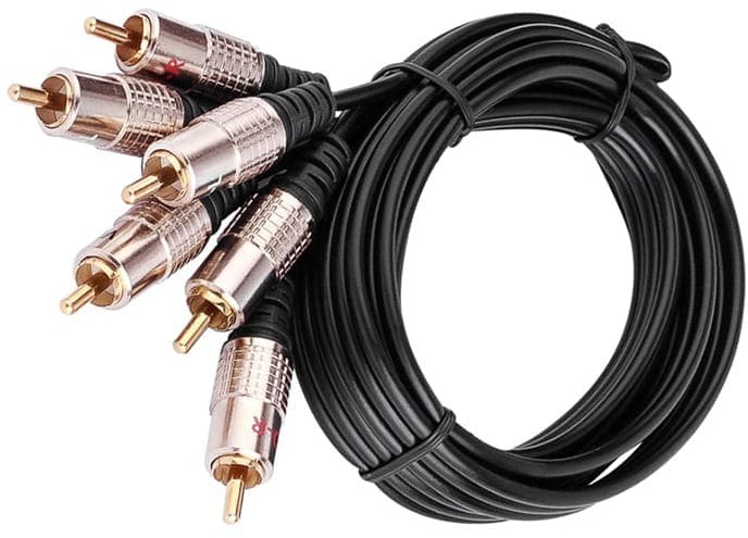 Voice Kraft Kabel cinch 40340 3RCA-3RCA 1.5 m) 40340-150