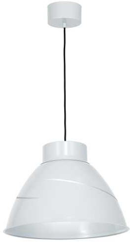 Luminex Lampa wisząca zwis żyrandol Luxor 1x60W E27 biała 8992