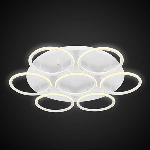 Altavola Design plafon Ledowe Okręgi 7 biała out 3k LA078/CE_7_out_3k_white