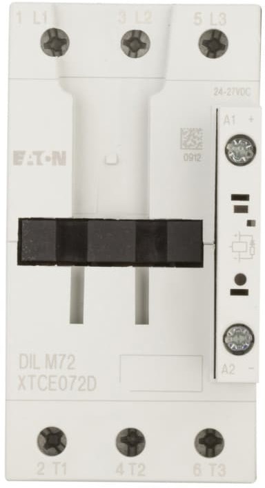 Eaton Stycznik mocy 72A 3P 24-27V DC 0Z 0R DILM72(RDC24) 107671