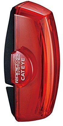 Cateye lampa rowerowa z tyłu Kinetic X2 USB rechargeable Czerwony (One Size, czerwony) FBA_CA475KINX2