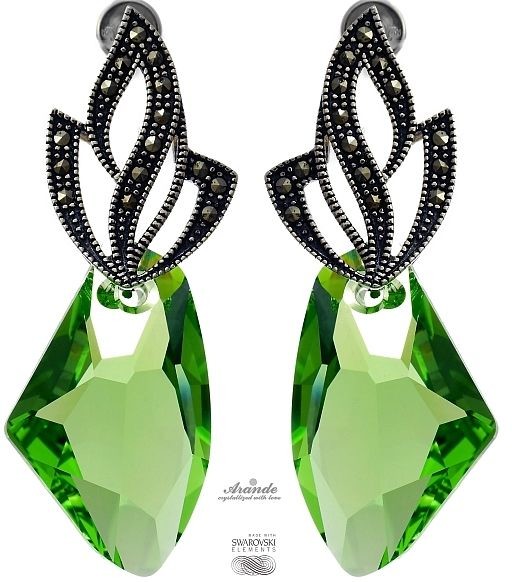 Swarovski SPECIAL kolczyki GALACTIC ADMIRE SREBRO