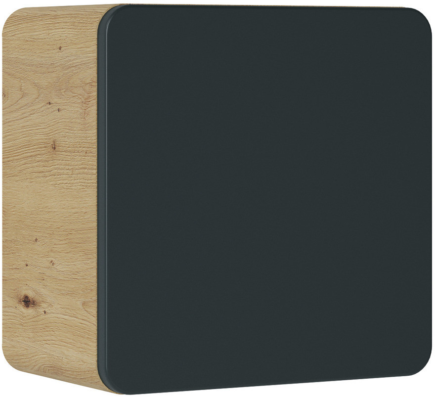 Comad ARUBA COSMOS 831 Szafka wisząca mini 1D 35cm FSC ZŁOTY KRAFT DĄB CZARNY MAT