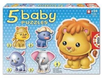 Educa Puzzle Baby 19 elementów Zwierzęta  OD 199 ZŁ! 14197