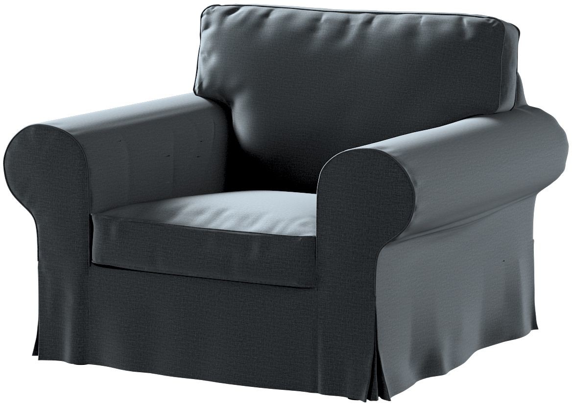 Dekoria Pokrowiec na fotel Ektorp grafitowy 103 x 82 x 73 cm Ingrid 612-705-43