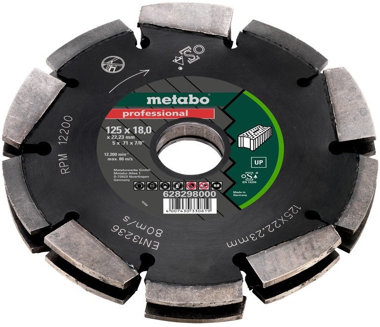 Metabo Tarcza diamentowa frezująca 2-rzędowa Dia-FS2 628298000 628298000