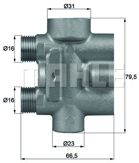 MAHLE TERMOSTAT MAHLE TO975 AUDI Q7 3,0TDI-4,2FSI 06 MAHLE TO 9 75