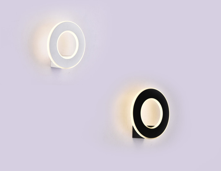 V-Tac V-TAC kinkiet LED VT-710 9W 4000K 990lm IP20 czarny SKU 8228