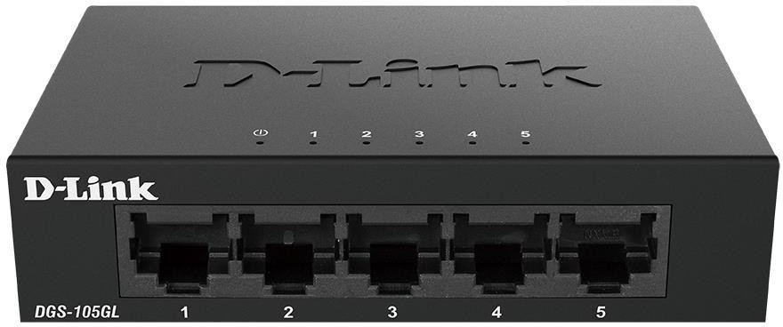 D-Link DGS-105GL/E 5-Port Gigabit Ethernet Metal Ho DGS-105GL/E