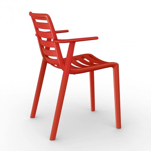 Resol Krzesło Slatkat Arm Rojo Retro 4165
