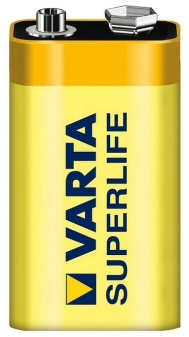 Varta Varta 2022 - 1 szt. Baterii cynkowo-węglowej SUPERLIFE 9V