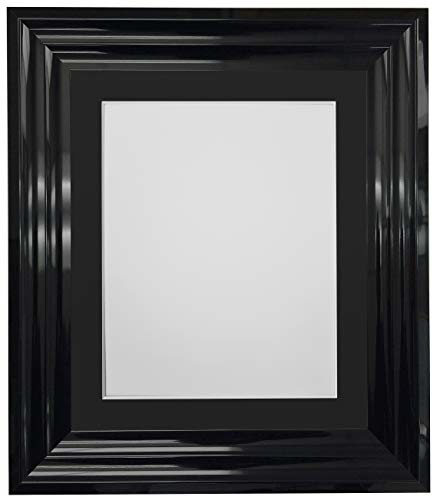 NA FRAMES BY POST FRAMES BY POST Ramka zdjęcia, biały uchwyt, 40 cm x 30 cm rozmiar zdjęcia 30 cm x 20 cm FIRENZAHGLOSSBLACK-MOUNTS