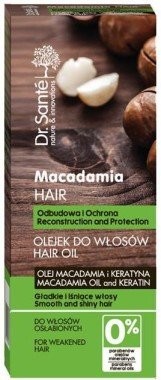 Sante Dr. Odbudowujący olejek ochronny z olejem macadamia i keratyną do włosów osłabionych - Dr. Santé Macadamia Hair