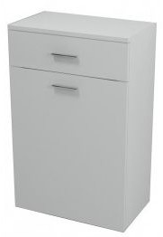 Aqualine ZOJA/KERAMIA FRESH szafka dolna z koszem 50x78x29cm, biała 51310