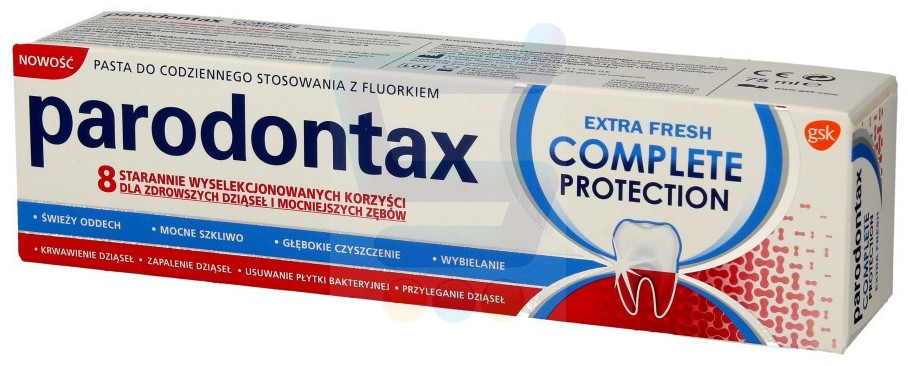 Parodontax Pasta do zębów Protection Extra Fresh 75 ml