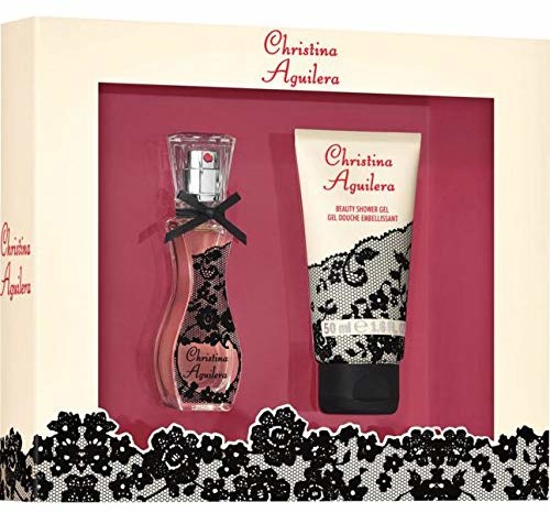 Christina Aguilera Signature Duo zestaw upominkowy 1 zestaw składa się z: Eau de Parfum (15 ml) i żelu pod prysznic (50 ml), dla niej