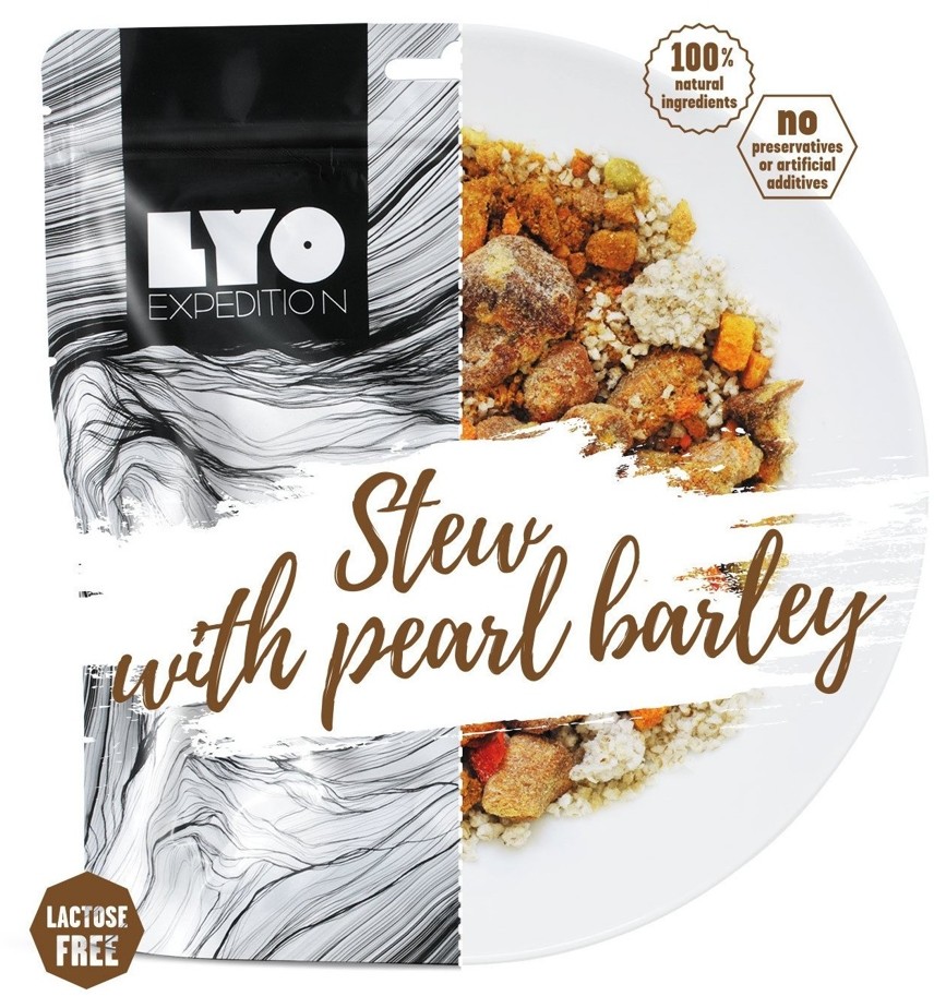 LyoFood Lyo Food Żywność liofilizowana gulasz wieprzowy z kaszą 500g 278808.uniw/0