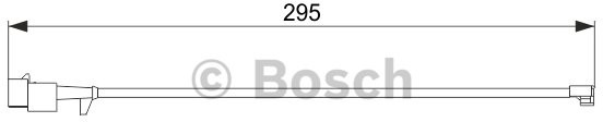 Bosch Zestyk ostrzegawczy zużycia okładzin tył 1 987 474 575