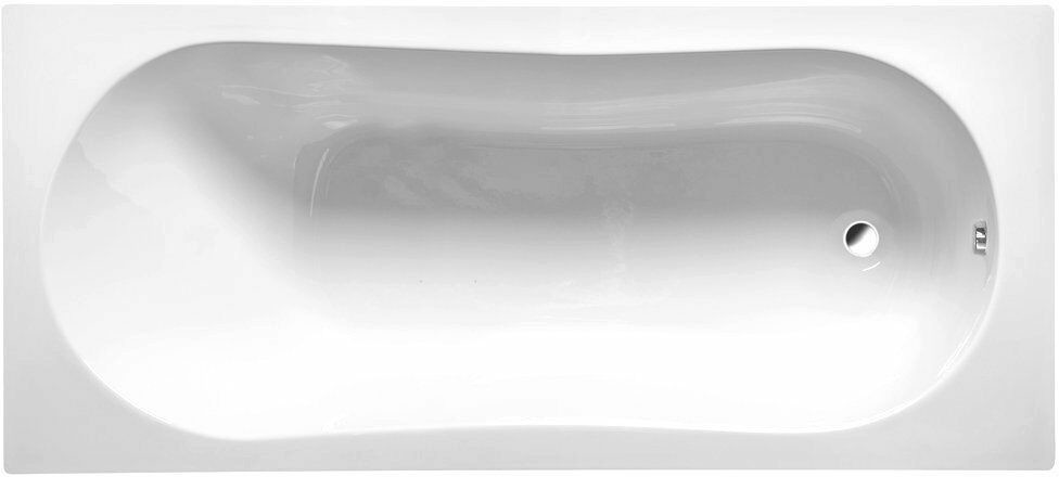 Aqualine JIZERA wanna 140x70cmx39cm bez nóżek biała G1470