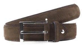 Berwick Pasek zamszowy Berwick  ciemnobrązowy P5199